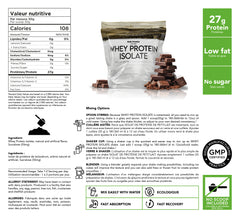 Bulk Protein Canada Chocolate whey protein isolate nutrition facts