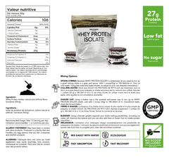 Bulk Protein Canada Cookies&Cream whey protein isolate nutrition facts