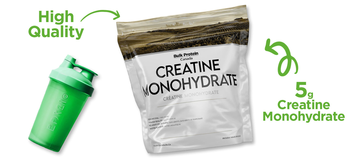 Bulk Protein Canada Creatine Monohydrate: 5g creatine monohydrate, High quality