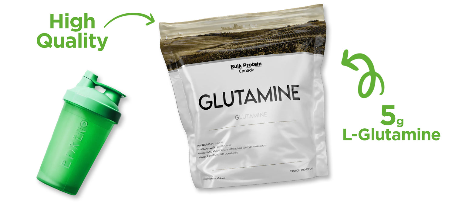 Bulk Protein Canada Glutamine: 5g L-Glutamine , High Quality