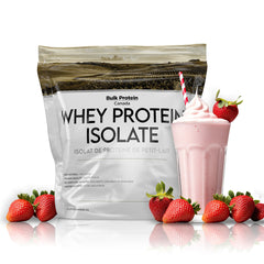 Bulk Protein Canada Smoothie Strawberry Banana whey protein isolate